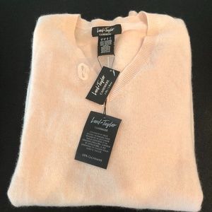 PINK CASHMERE SWEATER M NWT